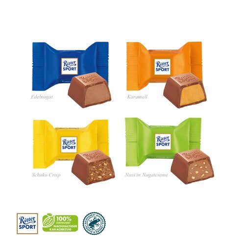 KISSENVERPACKUNG „CREATIVE”  - Ritter SPORT Schokowürfel