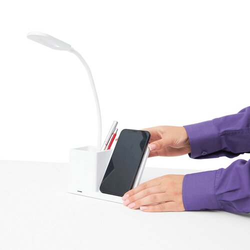 Schreibtisch-Lampe mit Ladestation LIGHT & CHARGE