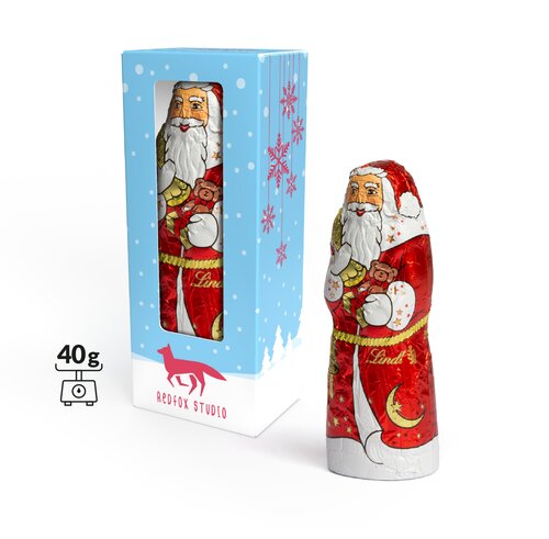 Lindt Nikolaus in Werbekartonage