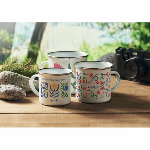 PLATEADO S Emaille-Becher Subli 200 ml