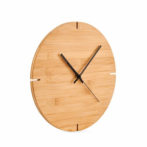 ESFERE Wanduhr Bambus