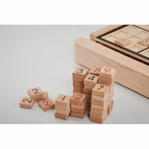 SUDOKU Sudoku-Brettspiel Holz