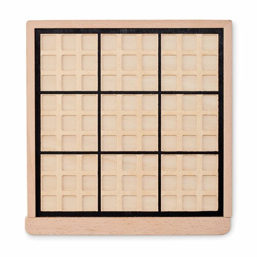 SUDOKU Sudoku-Brettspiel Holz