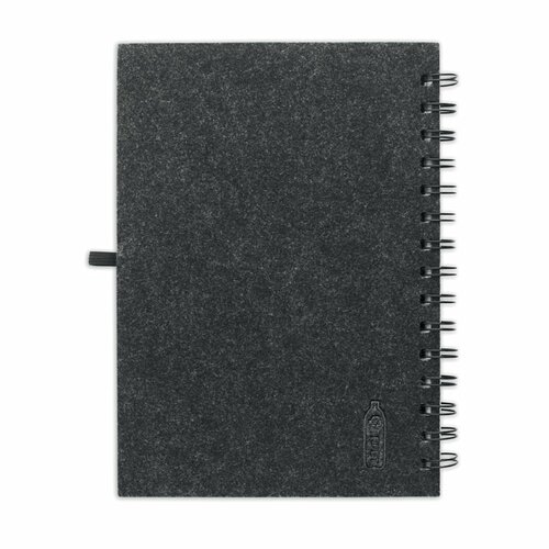 RINGFELT DIN A5 RPET-Filz Notizbuch