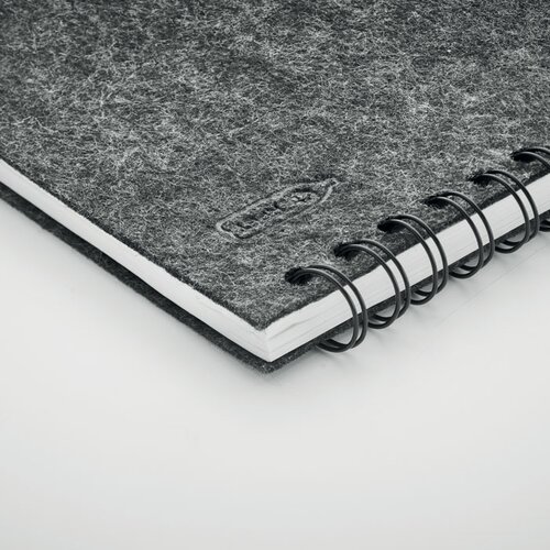 RINGFELT DIN A5 RPET-Filz Notizbuch