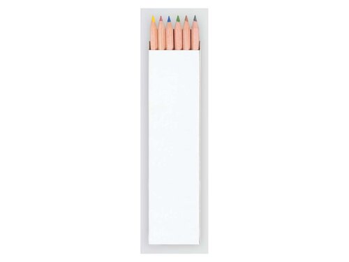 6er Buntstifte-Etui lang, FSC-zertifiziert