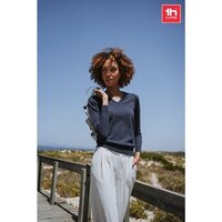 THC MILAN WOMEN Pullover mit VAusschnitt für Damen aus Baumwolle und Polyamid