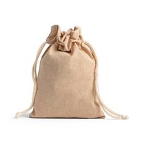 GIBRALTAR Geschenkbeutel aus recycelter Baumwolle 70 Polyester 30 rPET 140 gm