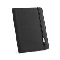EMERGE FOLDER II A4 Mappe aus recyceltem Polyester 100 rPET 300D mit elastischem Verschluss