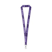 WINDSOR Sublimationslanyard aus recyceltem Polyester 100 rPET mit Karabiner