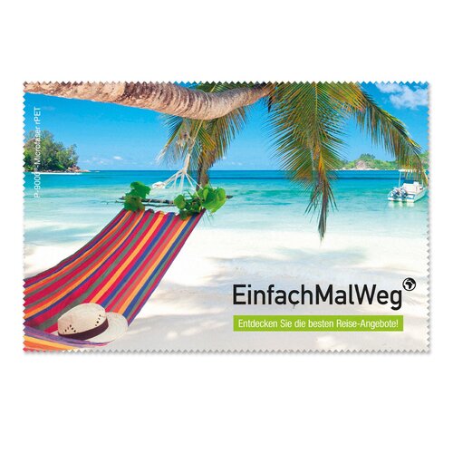 POLYCLEAN rPET Brillenputztuch 30x20 cm All-Inclusive-Paket