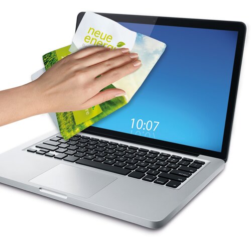 rPET GripCleaner® 4in1 Mousepad 21x15 cm All-Inclusive-Paket 