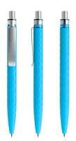 cyanblau / silber satiniert
