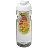 H2O Active Base 650 ml Sportflasche mit Klappdeckel und Infusor