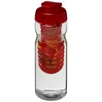 H2O Active Base 650 ml Sportflasche mit Klappdeckel und Infusor