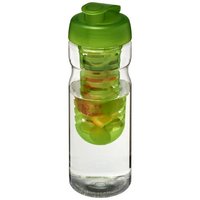 H2O Active Base 650 ml Sportflasche mit Klappdeckel und Infusor