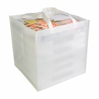 NonWovenTasche mit kurzen Griffen  80 gm  36 x 36 x 37 cm