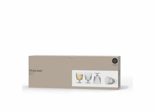 Sagaform Acryl picknickglas, 300ml 4er Set