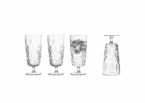 Sagaform Acryl Picknickglas hoch 200ml 4er Set