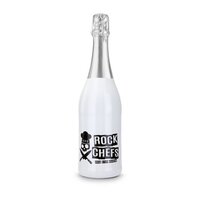 Sekt Cuvée  Flasche weißlackiert 075 l