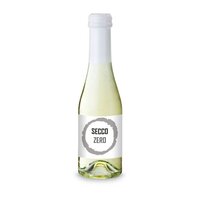 Secco ZERO  Schäumendes Getränk aus alkoholfreiem Wein  Flasche klar 02 l