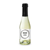 Secco ZERO  Schäumendes Getränk aus alkoholfreiem Wein  Flasche klar 02 l