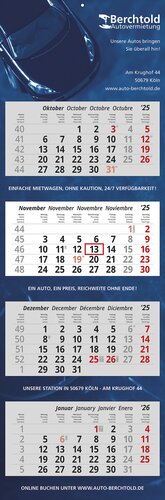4 Monats-Wandkalender Trend 14