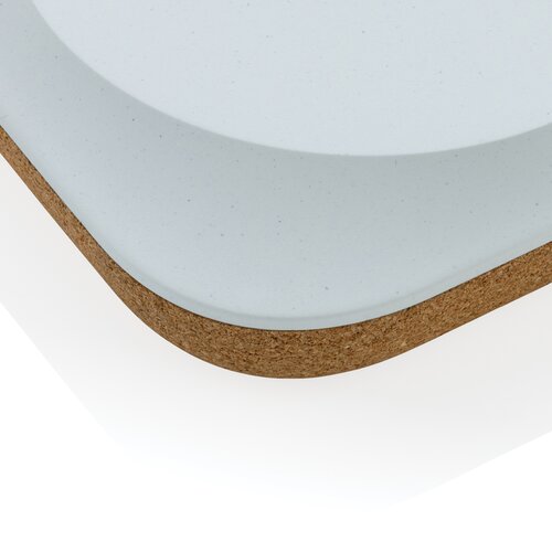 Oregon Wireless-Charger aus RCS recyc. Kunststoff & Kork