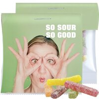 Saure FruchtgummiStäbchen ca 30g Express MaxiTüte mit Werbereiter