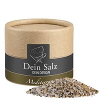 Mediterranes Salz ca 50g Biologisch abbaubare Eco Pappdose Mini