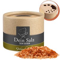 Gulasch Schaschlik Salz ca 55g Biologisch abbaubarer Eco Pappstreuer Mini